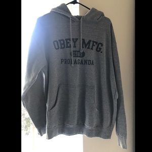 Grey OBEY Hoodie